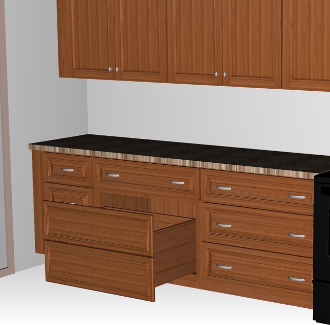 Modified drawer